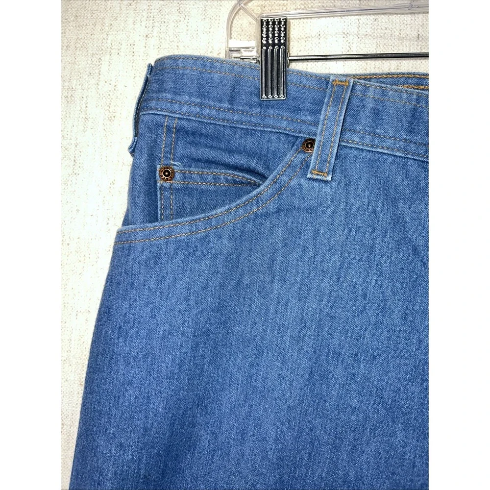 Vintage‎ Y2K Levi's Blue Soft Denim Jeans Brown Tab 38x32 Baggy, Grunge, 2000 ✅